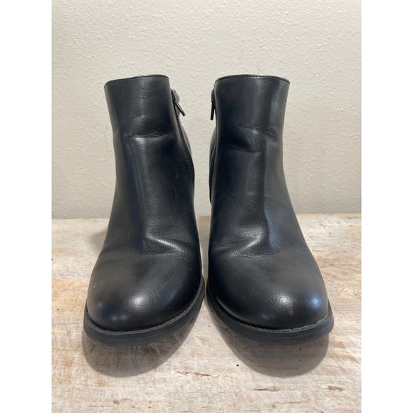 MIA Women's Size 9M Black LUCE Side‎ Zip Ankle Booties GG884A - Picture 2 of 9